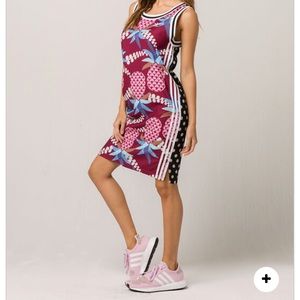 Adidas Tank Pineapple Dress Small New